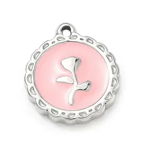 304 Stainless Steel Enamel Pendants