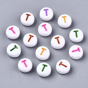 Opaque White Acrylic Beads