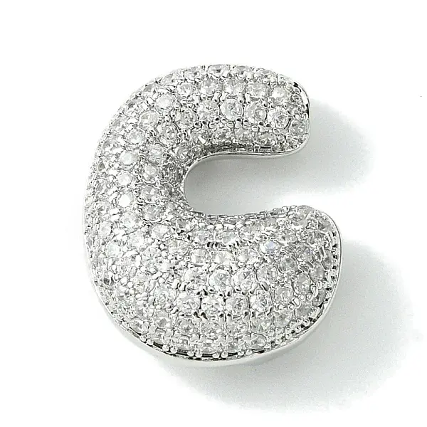 Rack Plating Brass Cubic Zirconia Pendants
