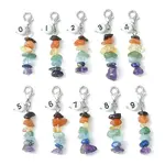 Chakra Natural Gemstone Chips Pendant Decoration