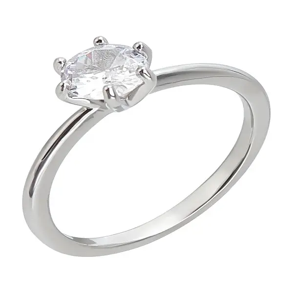 1Pc Brass Micro Pave Cubic Zirconia Rings