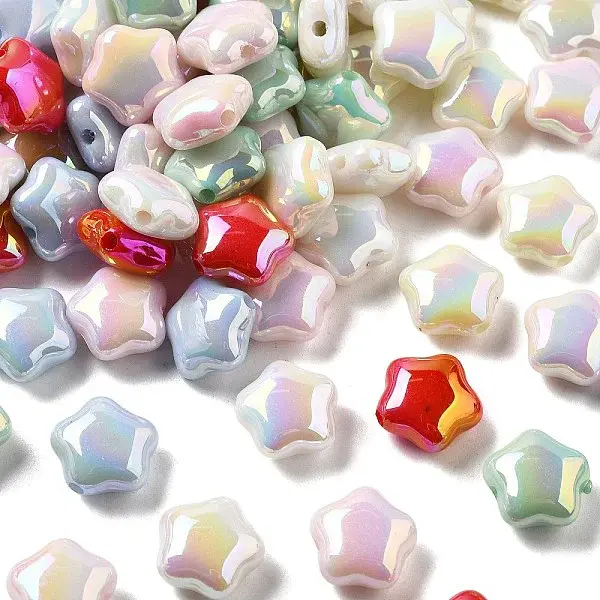 UV Plating Opaque Acrylic Beads