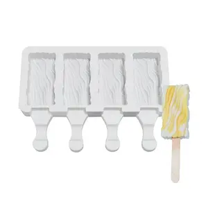 Food Grade DIY Rectangle Ice-cream Silicone Molds