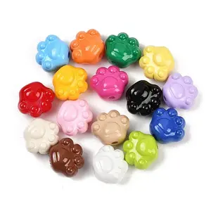 Opaque & Spray Painted Acrylic Beads
