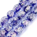 Handmade Foil Glass Beads Strands