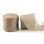 2Rolls Polyester Hot-fix Rhinestone Raw Edges Ribbon