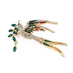 Swallow/Phenix Rhinestone Enamel Pins