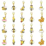 40Pcs 10 Style Alloy Enamel Pendant Decorations