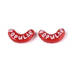 Printed Opaque Resin Beads
