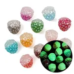 Two Tone Luminous Opaque Resin Beads