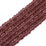 Transparent Glass Beads Strands