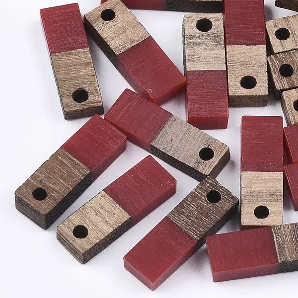 Resin & Walnut Wood Pendants