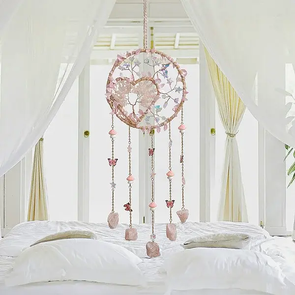 Iron & Brass & Crystal Glass Sun Catcher Pendants