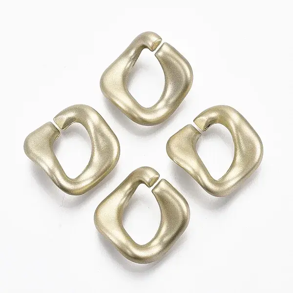 Spray Painted CCB Plastic Linking Rings