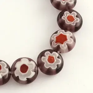 Handmade Millefiori Glass Bead Strands