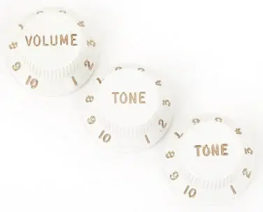 Fender Stratocaster Knobs, White