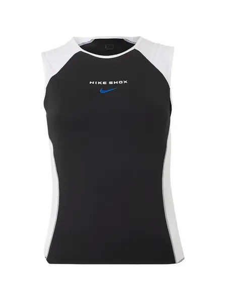 Nike Sportswear Top  čierna / biela