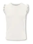 ONLY GIRLS Top 'KOG30 AIAH'  biela