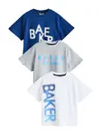Baker by Ted Baker Tričko  modrá / tmavomodrá / sivá / biela
