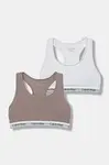 Calvin Klein Underwear podprsenka dětská bavlněná s elastanem 2-pack