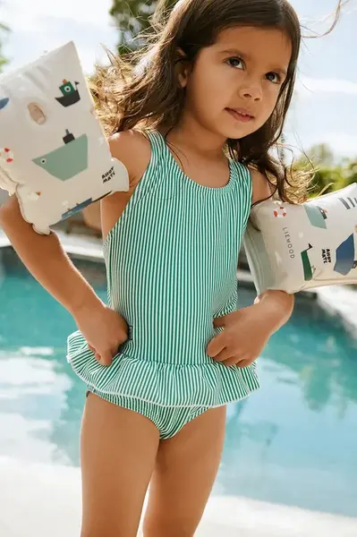 Liewood jednodílné dětské plavky Amara Stripe Swimsuit