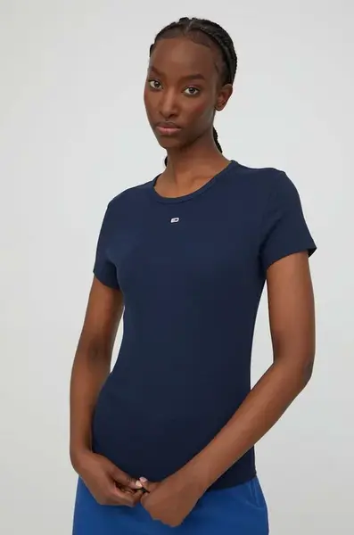 Tommy Jeans  basic tričko dámské bavlněné s elastanem