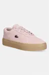 Lacoste COURT SET sneakers boty dámské semišové