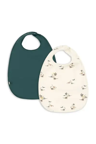 Konges Sløjd Detský podbradník Konges Sløjd 2 PACK DINNER BIB 2-pak