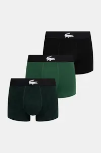 Lacoste boxerky pánske bavlnené s elastanom 3-pak