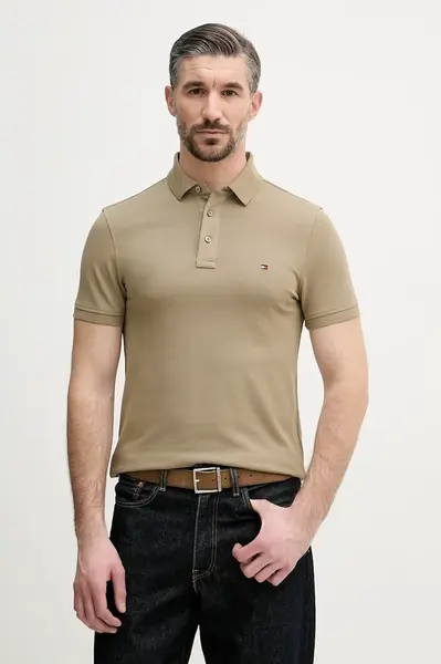Tommy Hilfiger polo bavlněné s elastanem