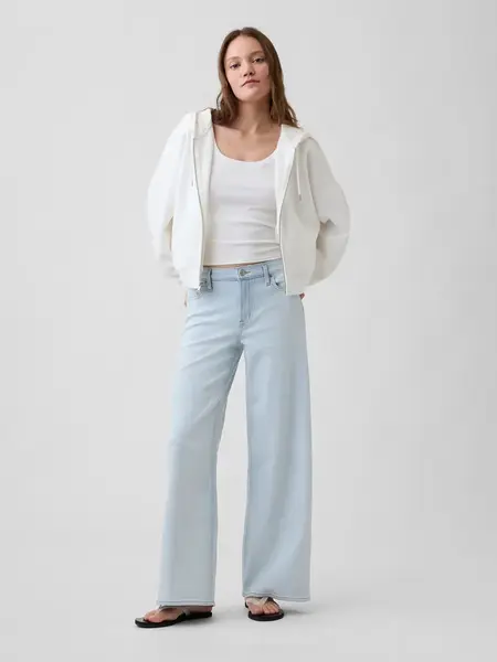 GAP dámské džíny Mid Rise Wide-Leg