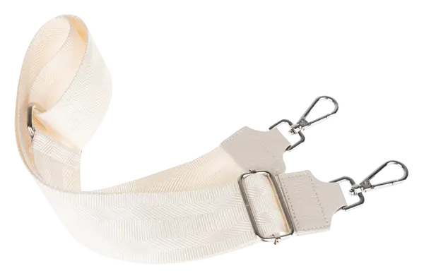 NovaKabelka.cz Látkový přídavný popruh beige argento