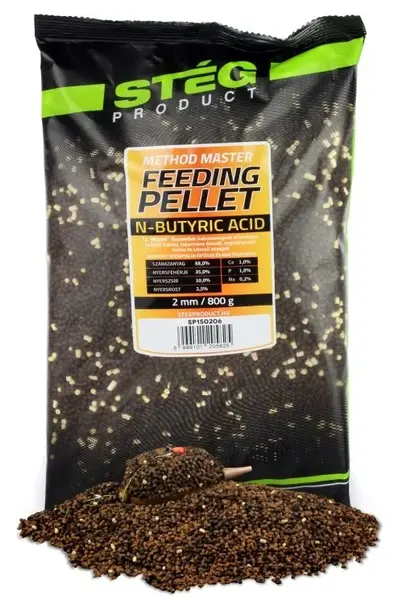 Stég pelety feeding pellet 800 g 2 mm - n-butyric