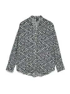 VERO MODA Blúzka 'VMJOSIE'  tmelová / tmavomodrá