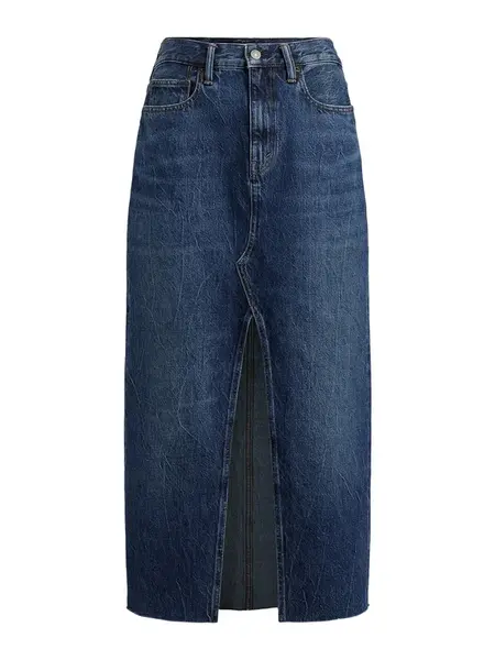 Polo Ralph Lauren Sukňa  modrá denim