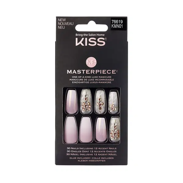 KISS Nalepovací nehty Masterpiece Nails Kitty Gurl 30 ks