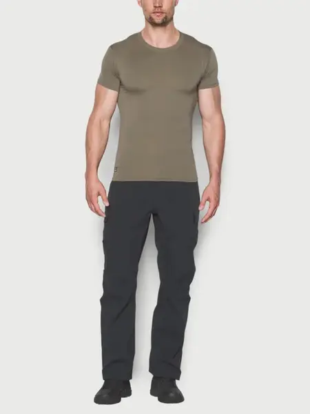 Hnědé pánské tričko Under Armour