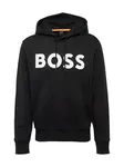 BOSS Mikina  čierna / biela
