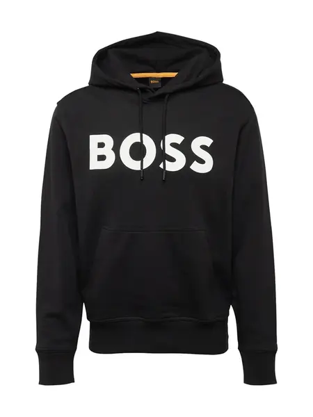 BOSS Mikina  čierna / biela