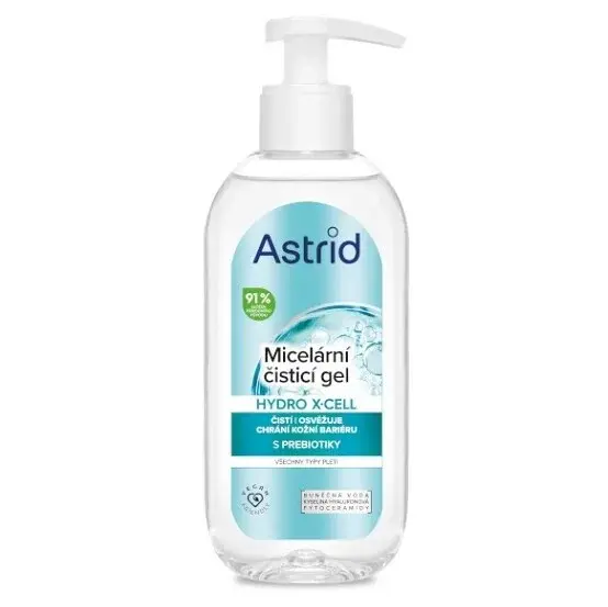 ASTRID Hydro X-Cell Micelární čisticí gel pro všechny typy pleti 200 ml