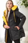 Z9660 DEWBERRY WOMEN'S COAT-BLACK