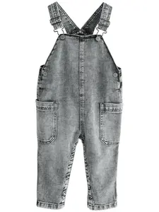 Next Nohavice na traky  sivý denim
