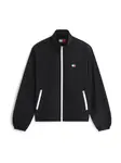 Tommy Jeans Prechodná bunda 'Logo Ripstop Relaxed'  čierna