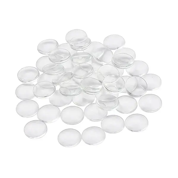 Transparent Glass Cabochons