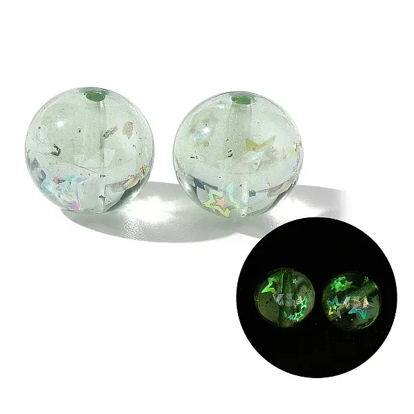 Luminous Transparent Resin Beads