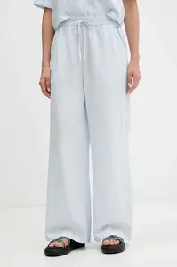 Tommy Jeans  kalhoty dámské se lnem