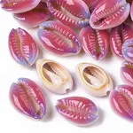 Printed Natural Cowrie Shell Beads