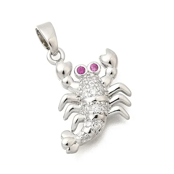 Brass Cubic Zirconia Pendants
