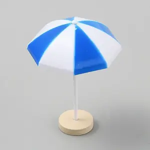 Plastic Beach Umbrella Miniature Display Decorations