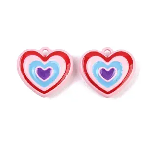 Alloy Enamel Pendants
